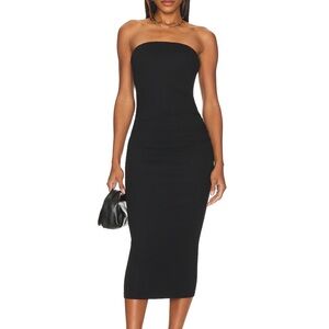 Micheal Stars Black Strapless Dress